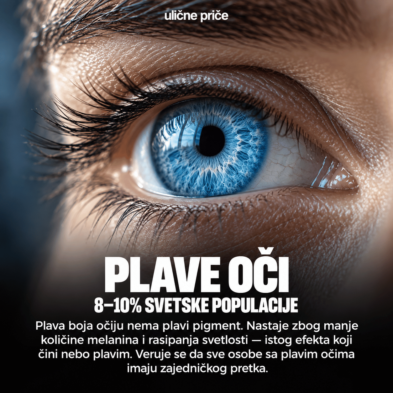 Koja je najređa boja očiju? Od smeđih i plavih do zelenih, sivih i heterohromije